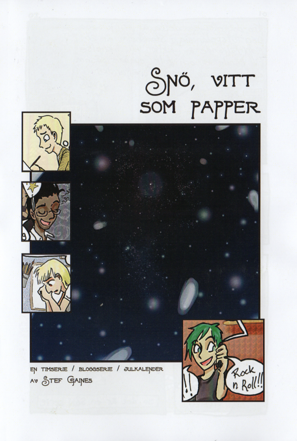 W: Snö, vitt som papper